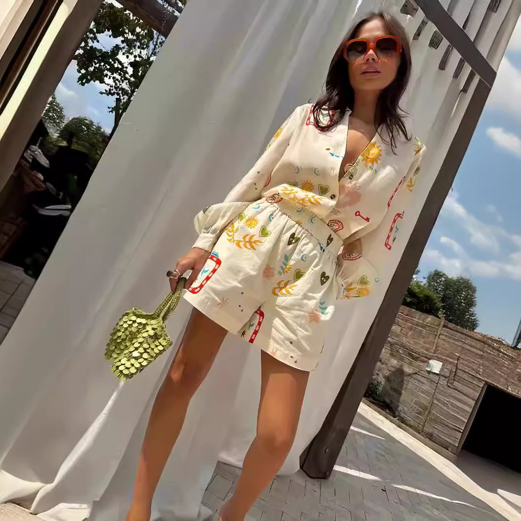 Conjunto Casual de 2 Piezas pa - Romper Floral Print reseña y precio