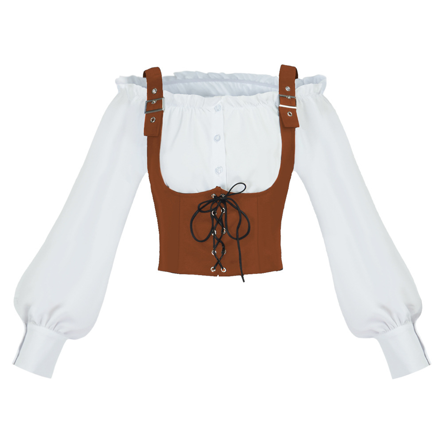 Conjunto de dos piezas de disf - Blouse Off Shoulder reseña y precio