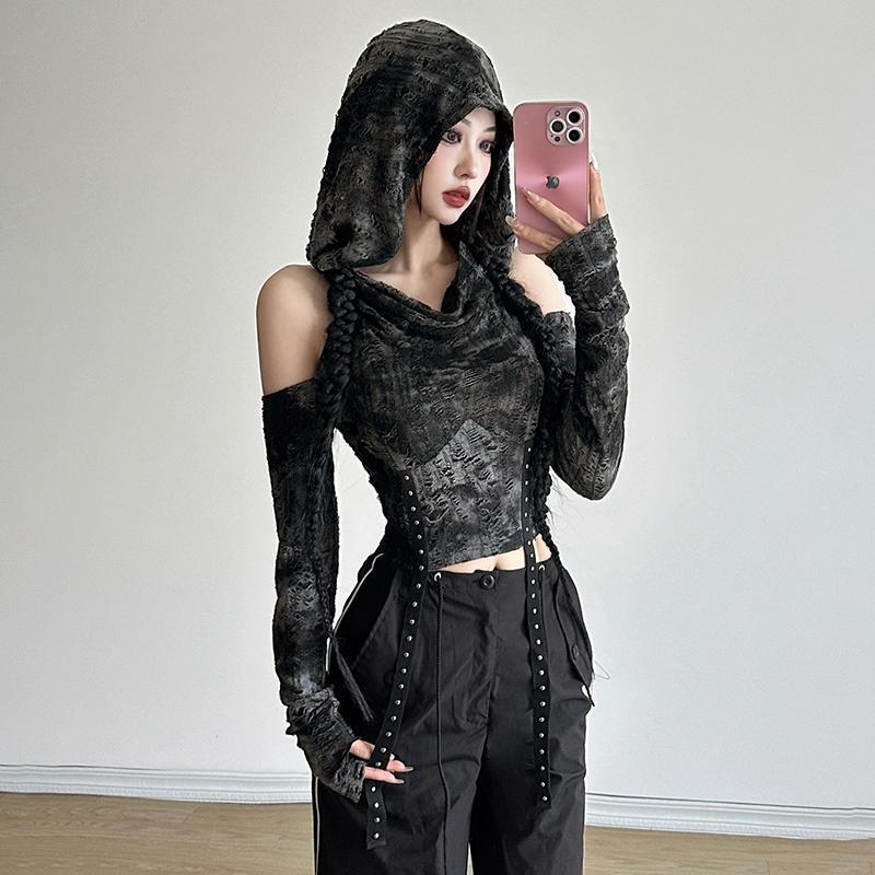 Camiseta de manga larga con ca - Blouse Off Shoulder reseña y precio