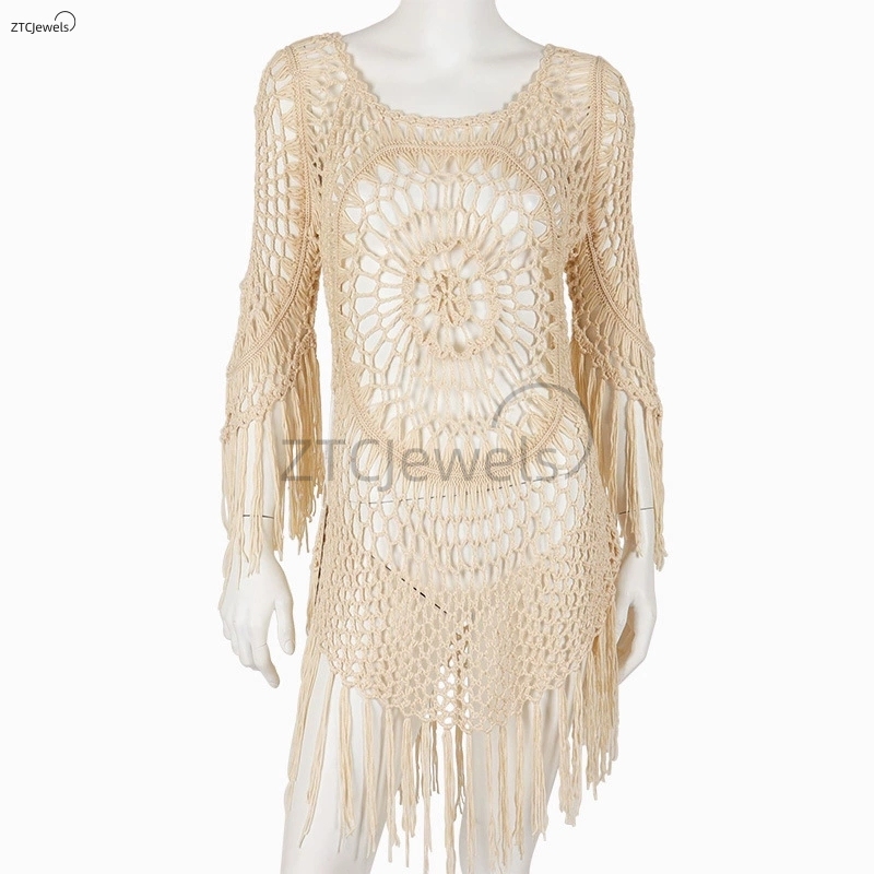 Bikini de ganchillo de verano  - Cover Up Kaftan reseña y precio