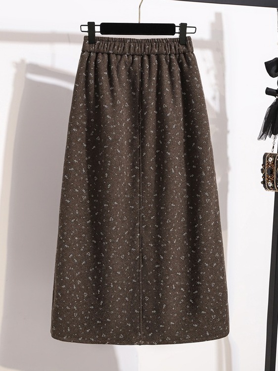 Falda Midi Holgada con Estampa - Midi Skirt Floral reseña y precio